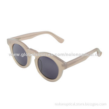 High-quality Acetate Sunglasses with UV400 Protection, Customized Logos Available